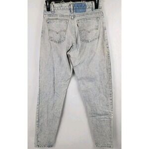 Vintage Levis 575 Light Acid Wash Jeans Mens 30x34 USA Tapered Distressed